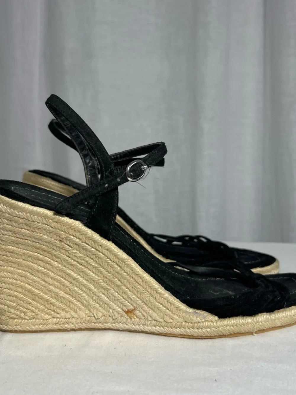 Banana Republic black suede